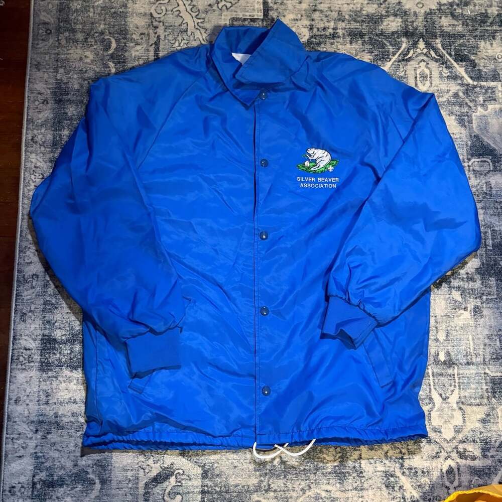 Vintage Westark USA Silver Beaver Association Outbreak Coaches Jacket Large